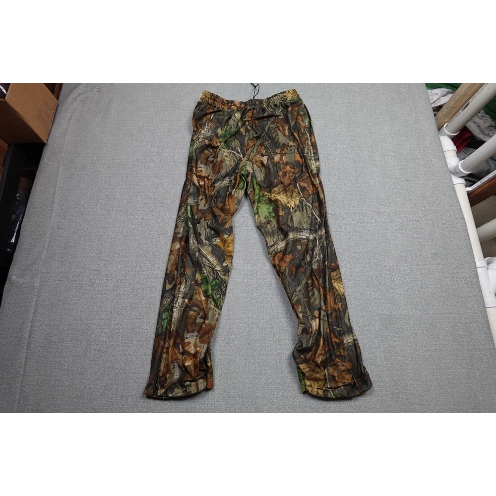 Vintage Camo Pants Men Large Brow Waterfowl Redhead Hunting Wind-Resistant